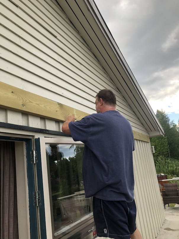 Nyt tag til verandaen Nyt tag til verandaen